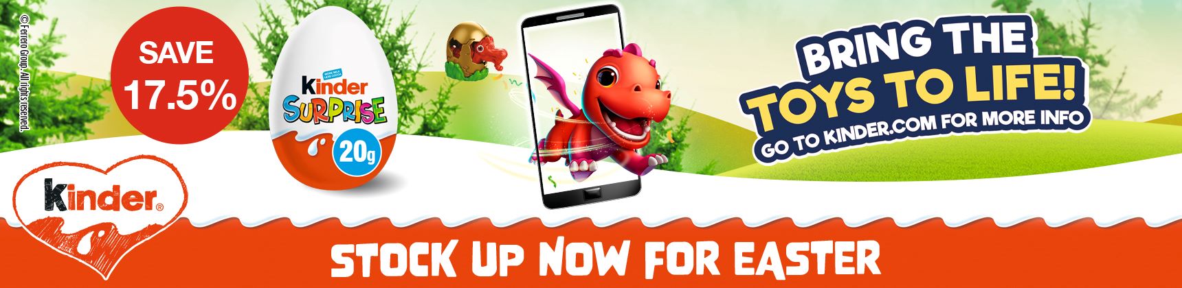 Kinder surprise hp banner bw3